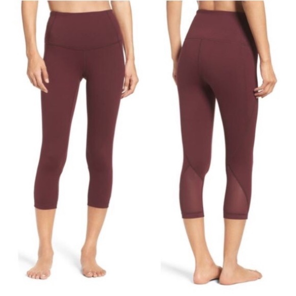 Zella ‘Hatha’ High Waist Crop Leggings | Size S/P - Picture 1 of 12